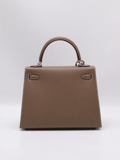 HERMES Kelly 25 - Etopue 18 大象灰銀 G