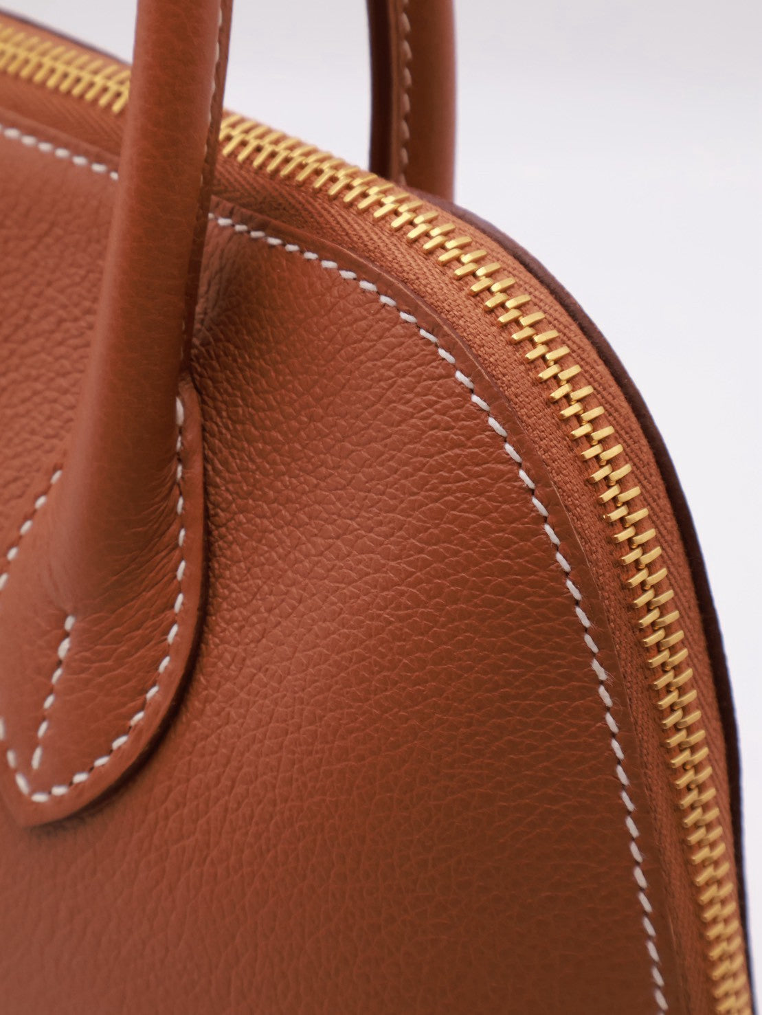 HERMES Bolide 25 -Gold 37 金棕金拚紫 B
