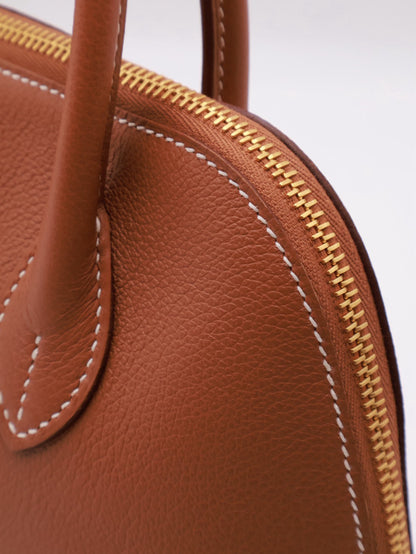 HERMES Bolide 25 -Gold 37 金棕金拚紫 B
