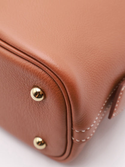 HERMES Bolide 25 -Gold 37 金棕金拚紫 B