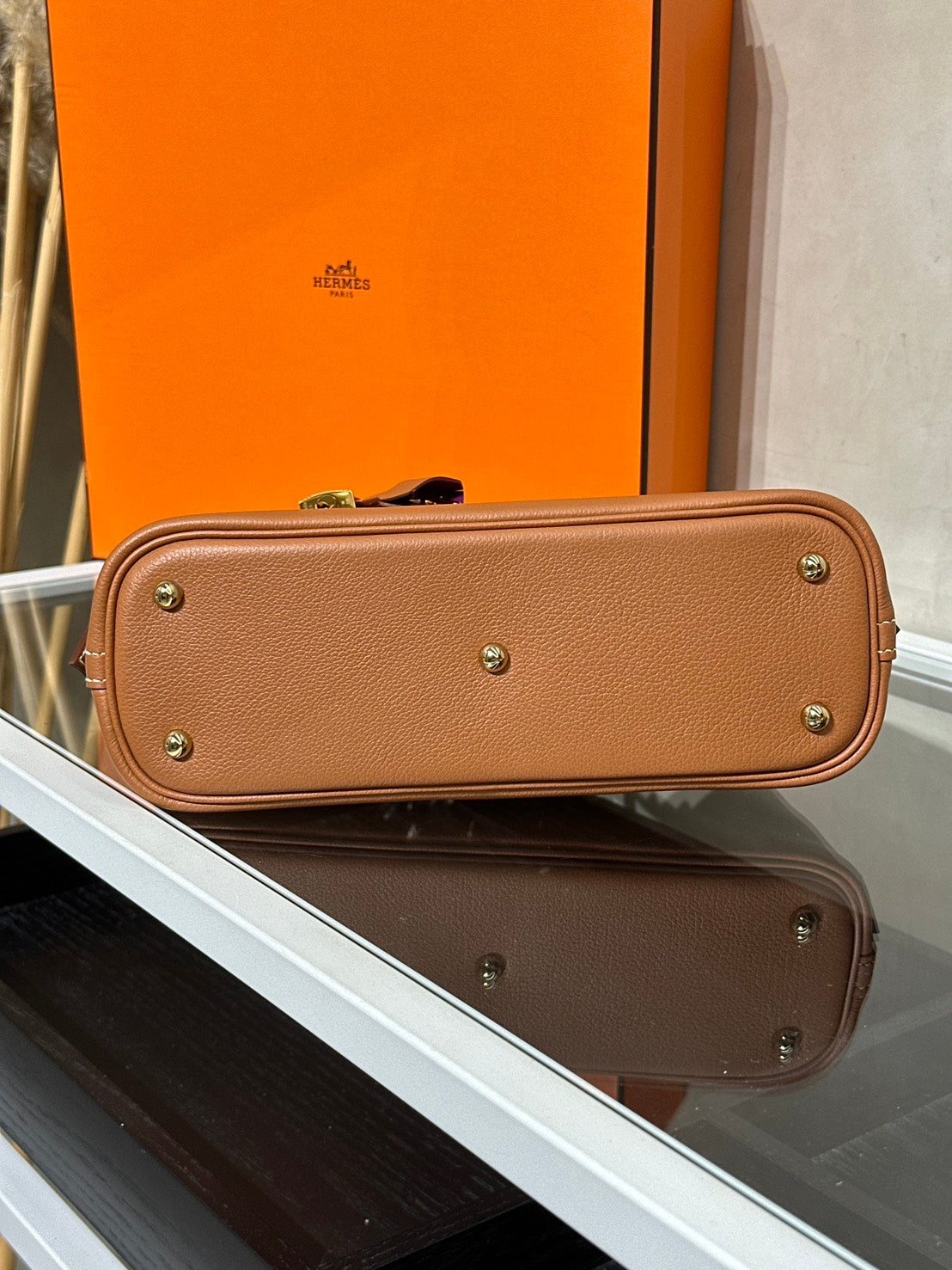 HERMES Bolide 25 -Gold 37 金棕金拚紫 B