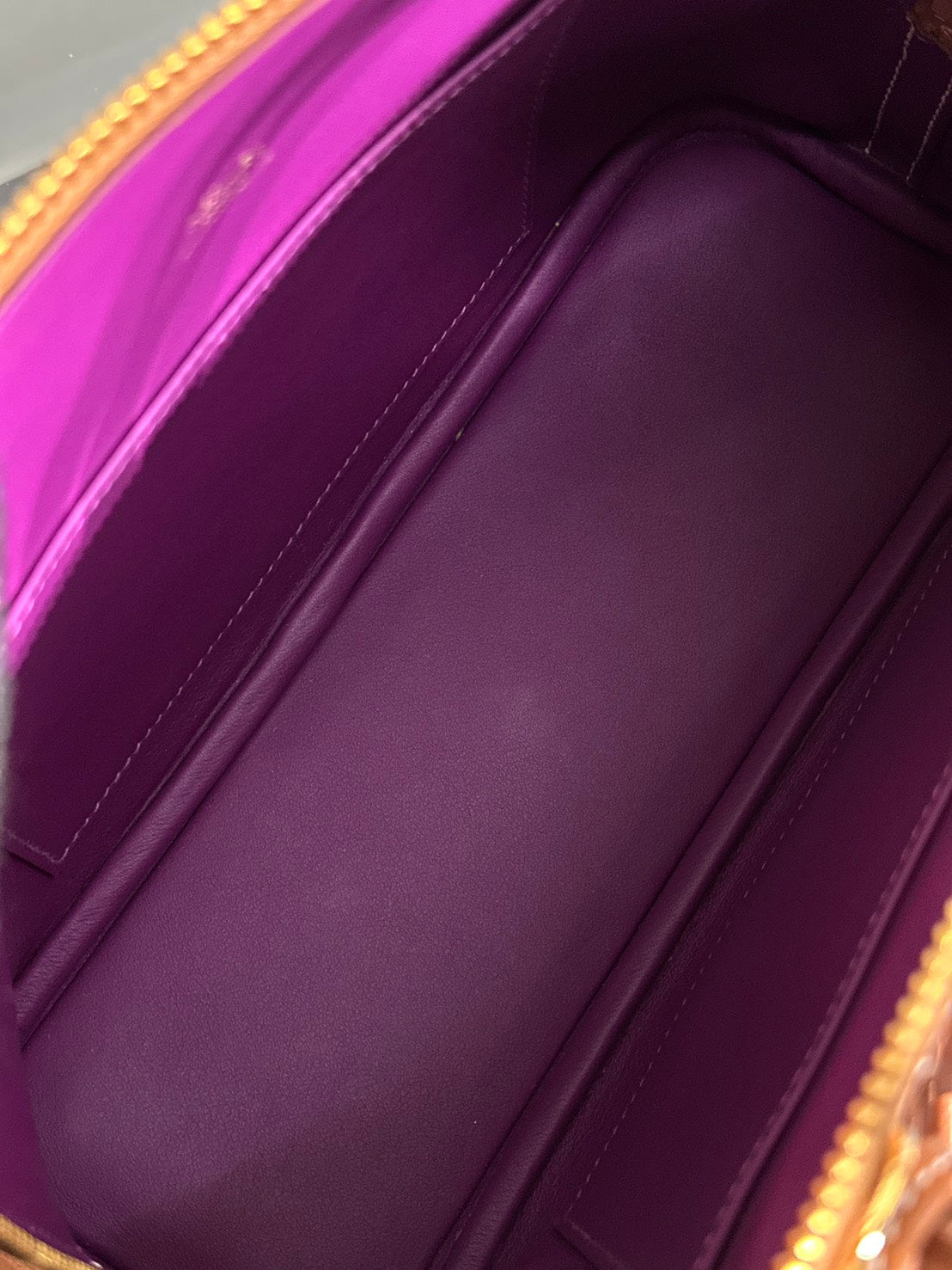 HERMES Bolide 25 -Gold 37 金棕金拚紫 B