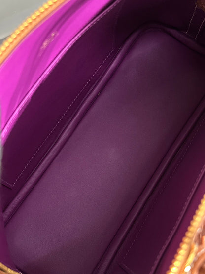 HERMES Bolide 25 -Gold 37 金棕金拚紫 B