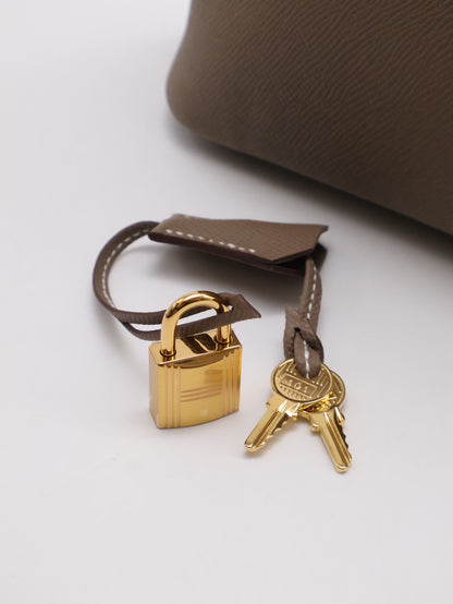 HERMES Bolide 25 - 灰金 W