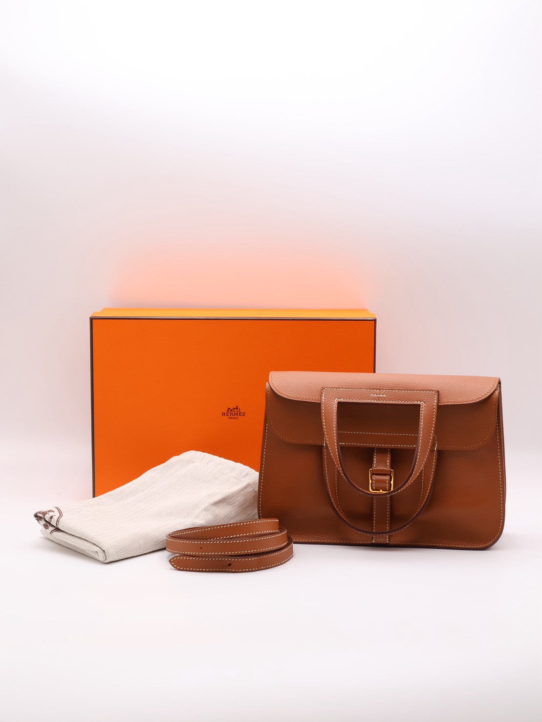 HERMES Halzan 25 - Gold 37 金棕金 Y