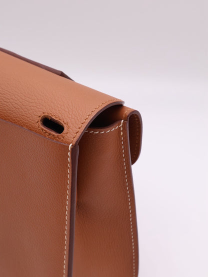 HERMES Halzan 25 - Gold 37 金棕金 Y
