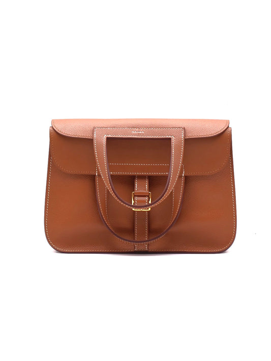 HERMES Halzan 25 - Gold 37 金棕金 Y