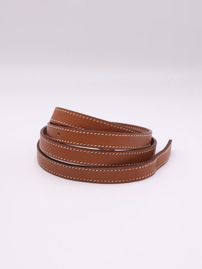 HERMES Halzan 25 - Gold 37 金棕金 Y