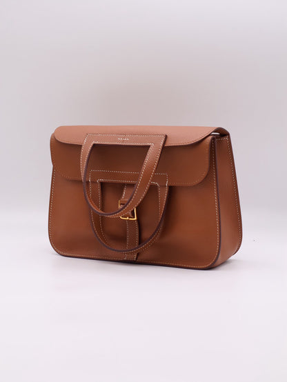 HERMES Halzan 25 - Gold 37 金棕金 Y