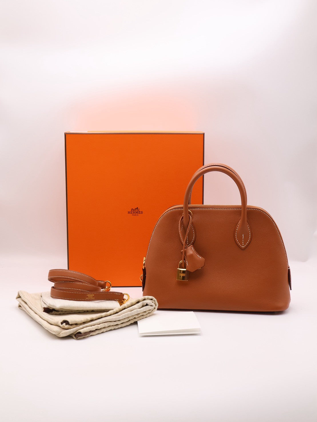 HERMES Bolide 25 - Gold 37 金棕金 Z