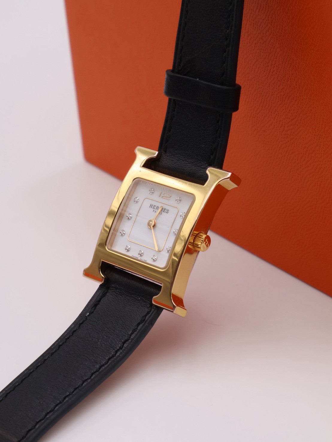 HERMES Heure H腕錶 - 25 黑金