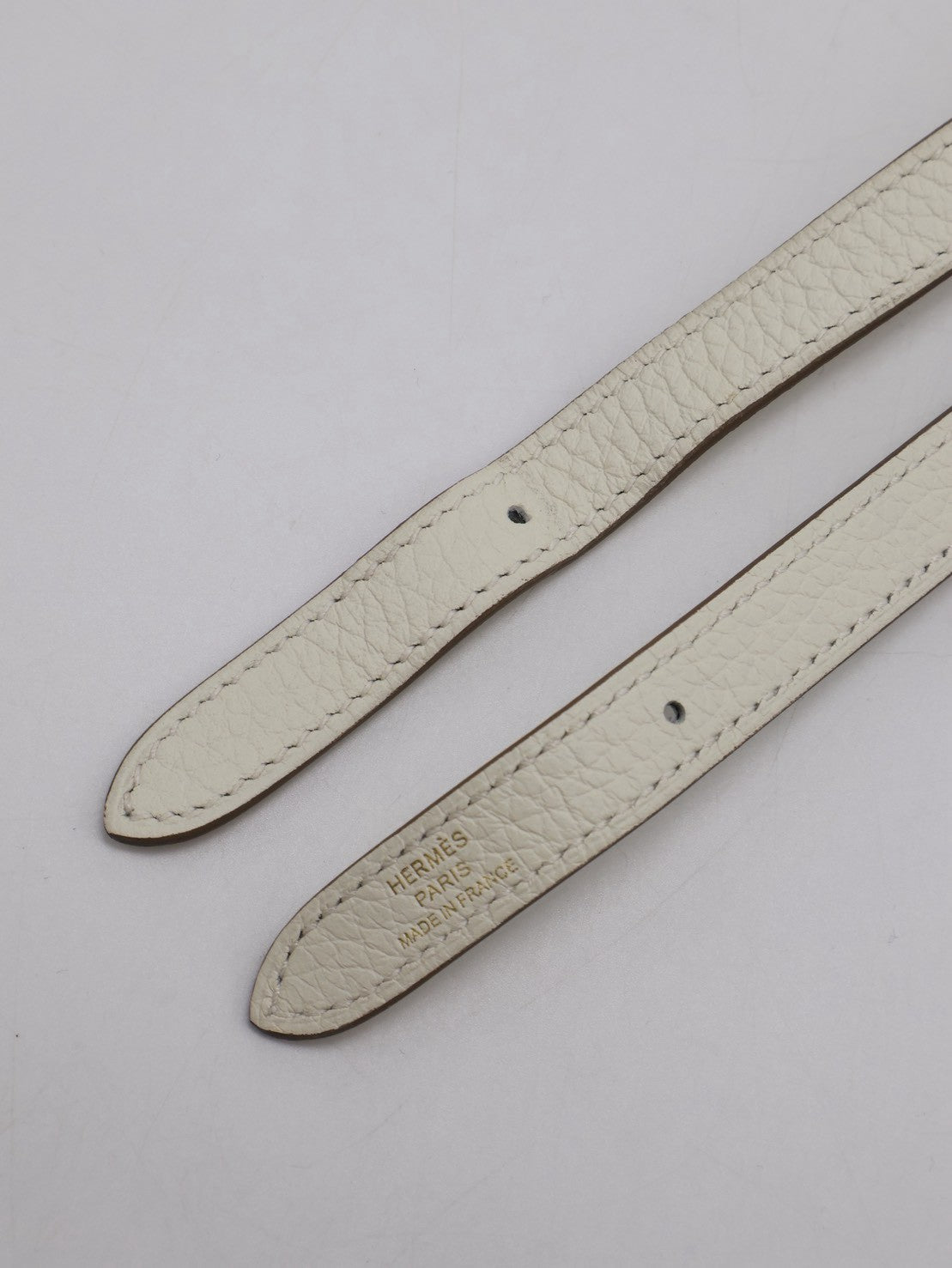 HERMES Halzan 25 - Mushroom/Beige De Weimar 蘑菇白/威瑪犬米金 B