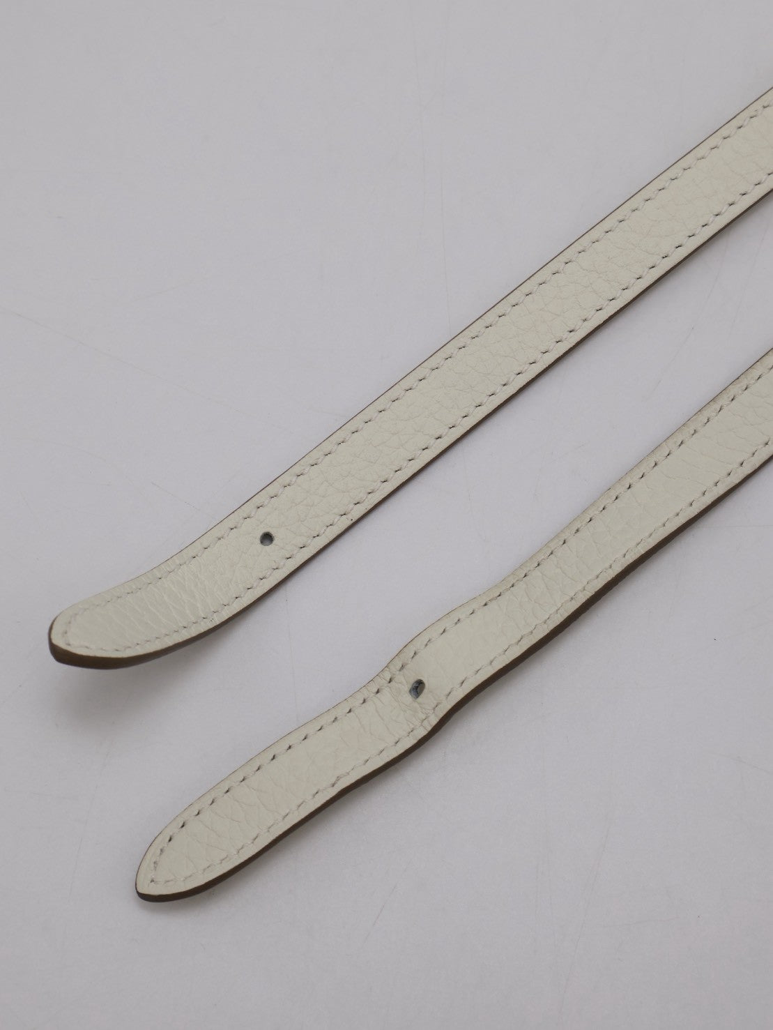 HERMES Halzan 25 - Mushroom/Beige De Weimar 蘑菇白/威瑪犬米金 B