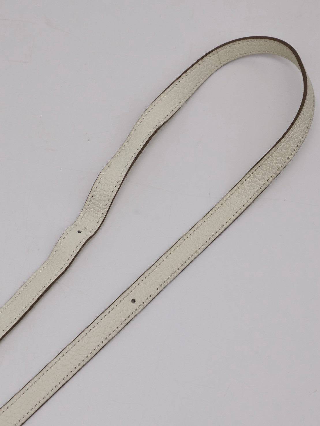 HERMES Halzan 25 - Mushroom/Beige De Weimar 蘑菇白/威瑪犬米金 B