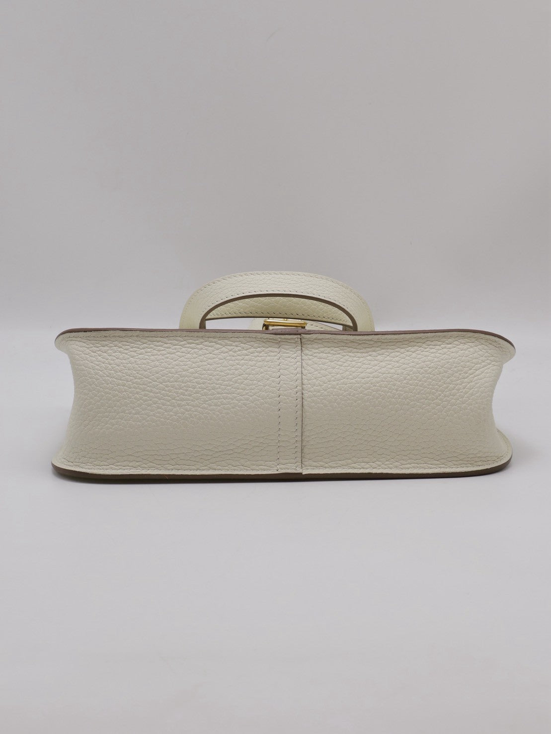 HERMES Halzan 25 - Mushroom/Beige De Weimar 蘑菇白/威瑪犬米金 B