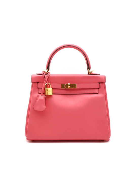 HERMES Kelly 25 - Rose Lipstick U5 唇膏粉金 D