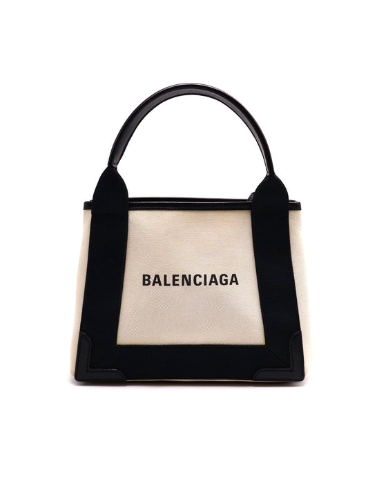Balenciaga Navy cabas帆布托特