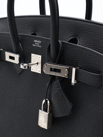 HERMES Birkin 25 - 黑銀