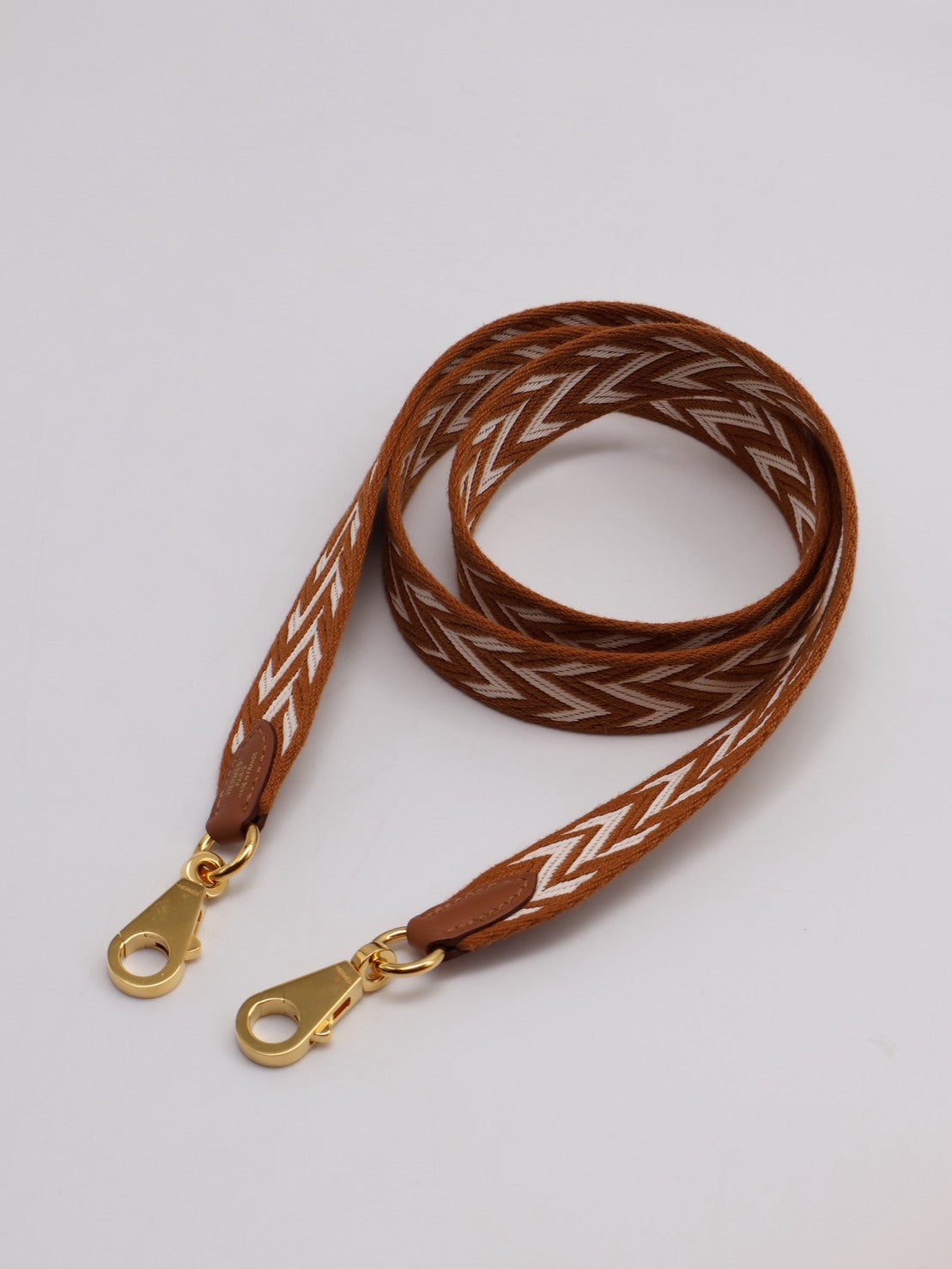 HERMES Sangle zigzag替換背帶 25 - 白金棕金 B