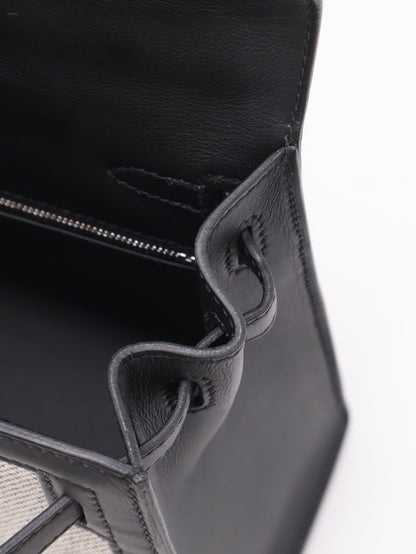 HERMES Kelly 25 - 熊貓銀 K