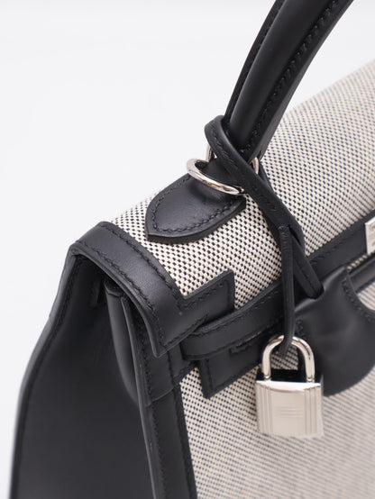 HERMES Kelly 25 - 熊貓銀 K