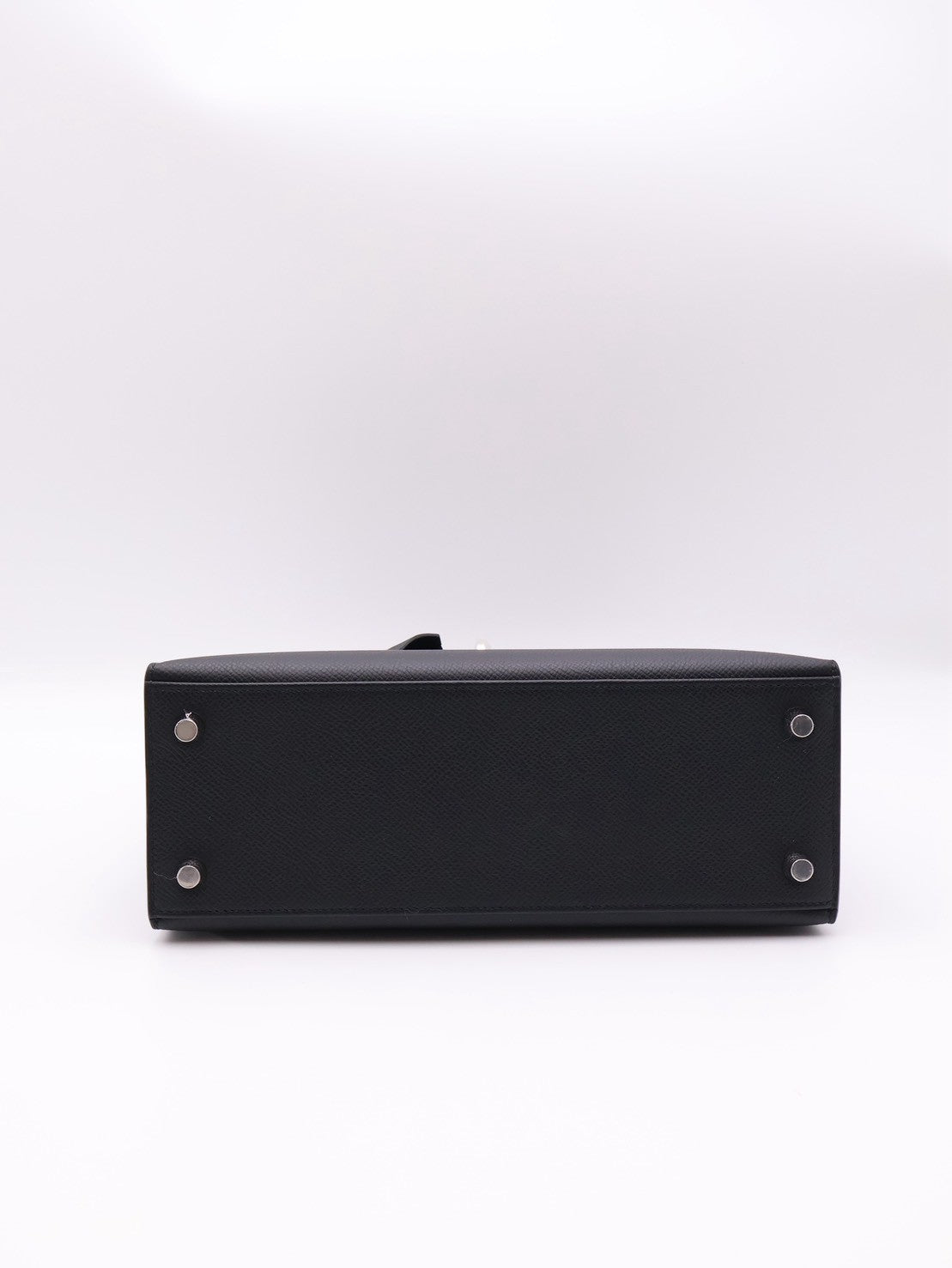 HERMES Kelly 25 - Noir 89 黑銀 G