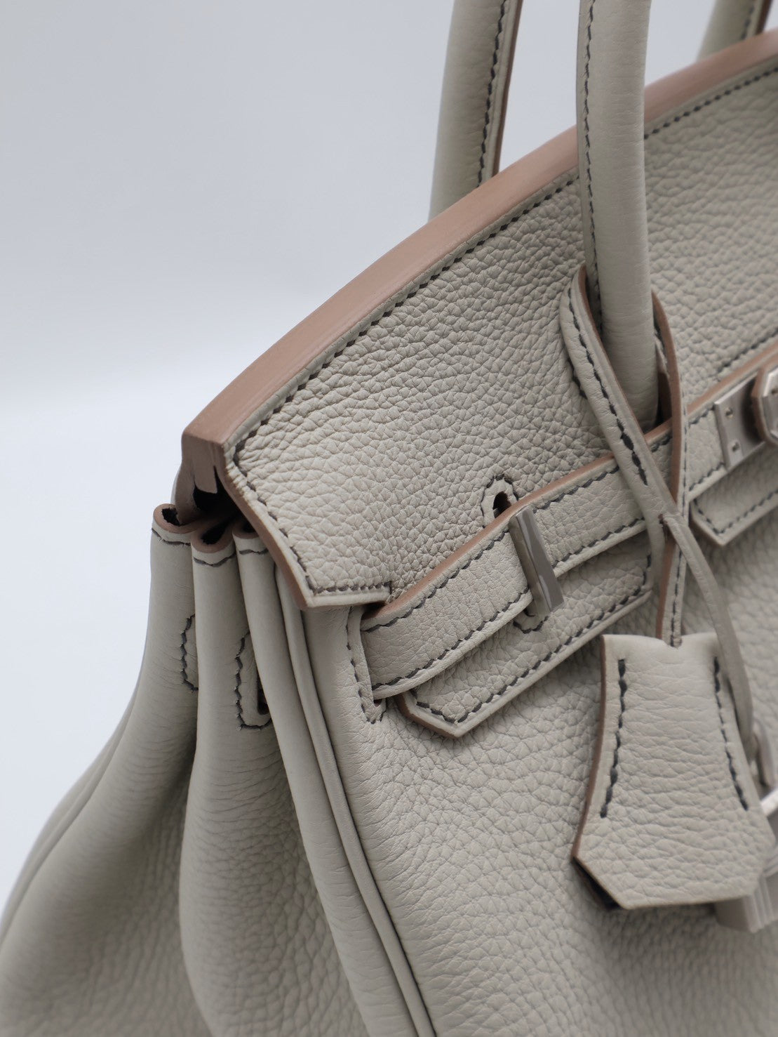HERMES Birkin 25 - Gris Perle/Noir 珍珠灰拚黑