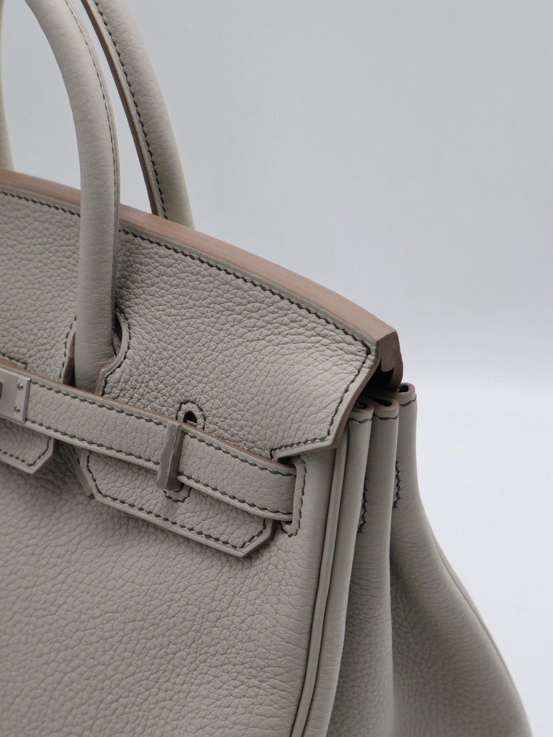 HERMES Birkin 25 - Gris Perle/Noir 珍珠灰拚黑