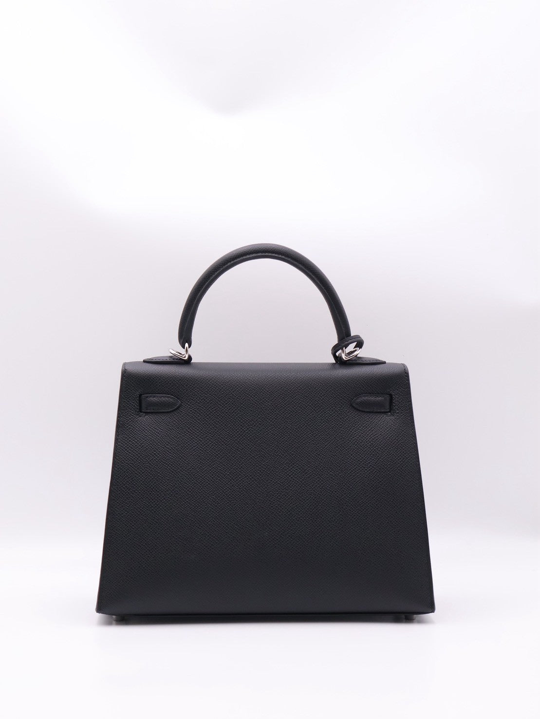 HERMES Kelly 25 - Noir 89 黑銀 G