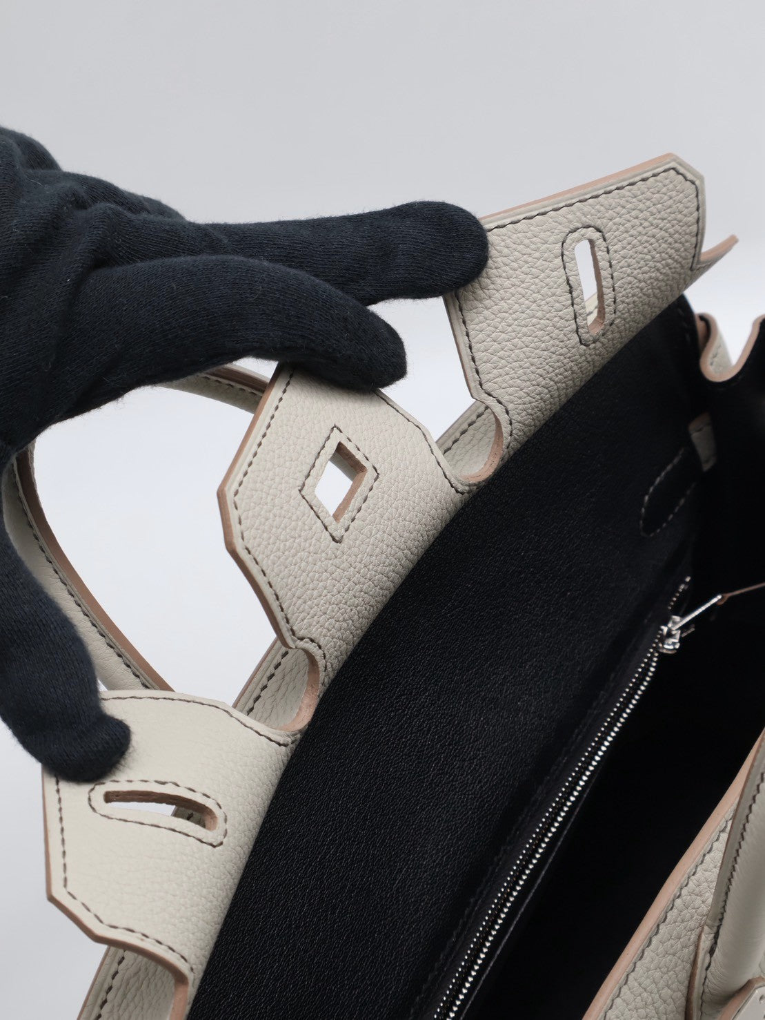 HERMES Birkin 25 - Gris Perle/Noir 珍珠灰拚黑