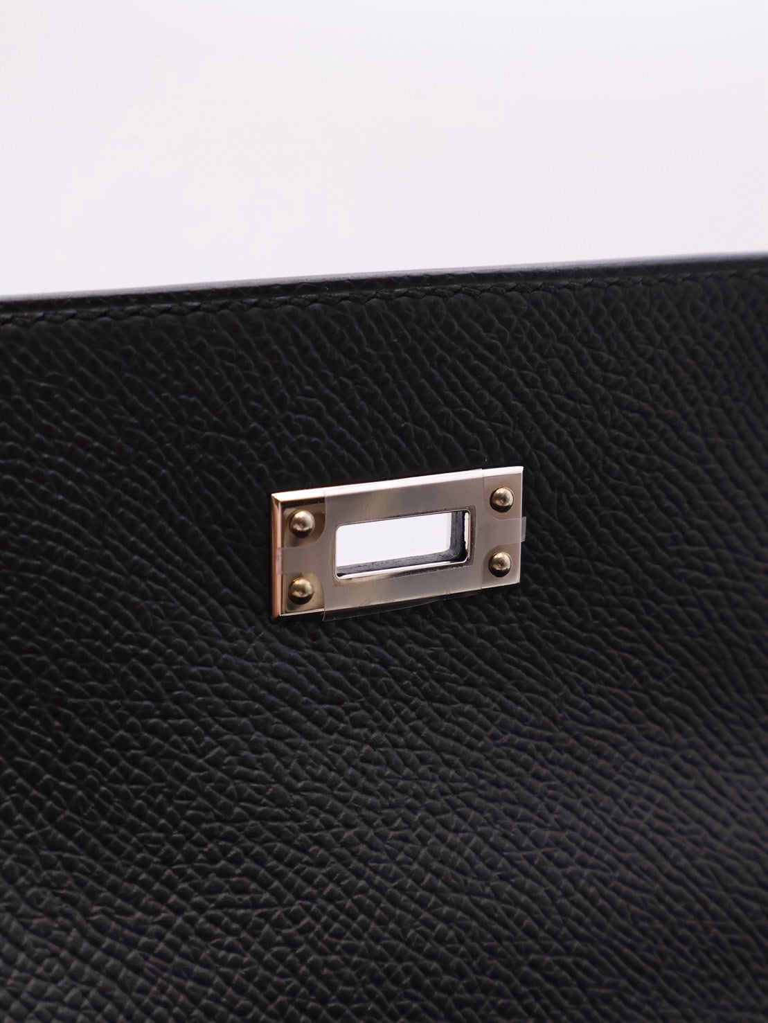 HERMES Kelly 25 - Noir 89 黑銀 G