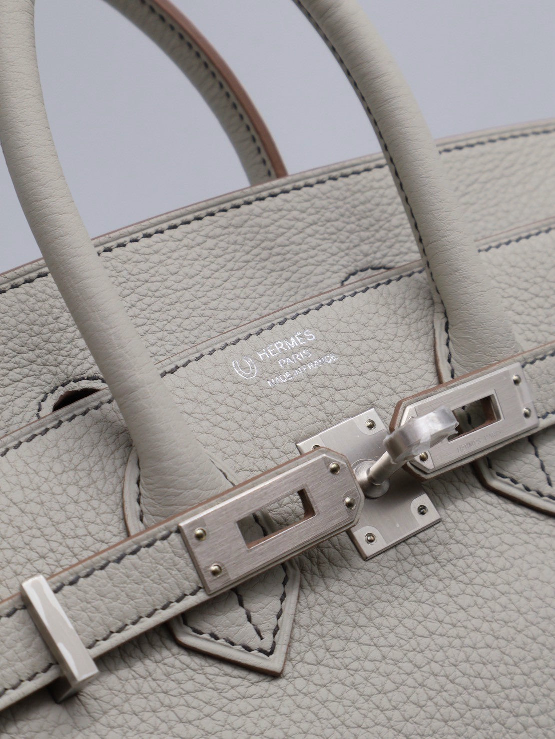 HERMES Birkin 25 - Gris Perle/Noir 珍珠灰拚黑