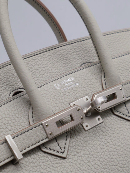 HERMES Birkin 25 - Gris Perle/Noir 珍珠灰拚黑