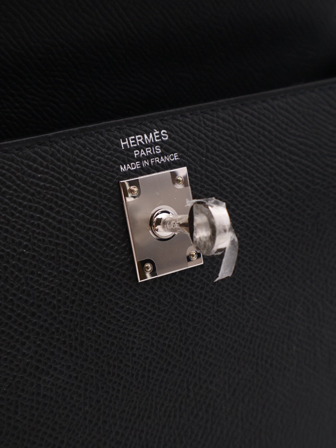HERMES Kelly 25 - Noir 89 黑銀 G