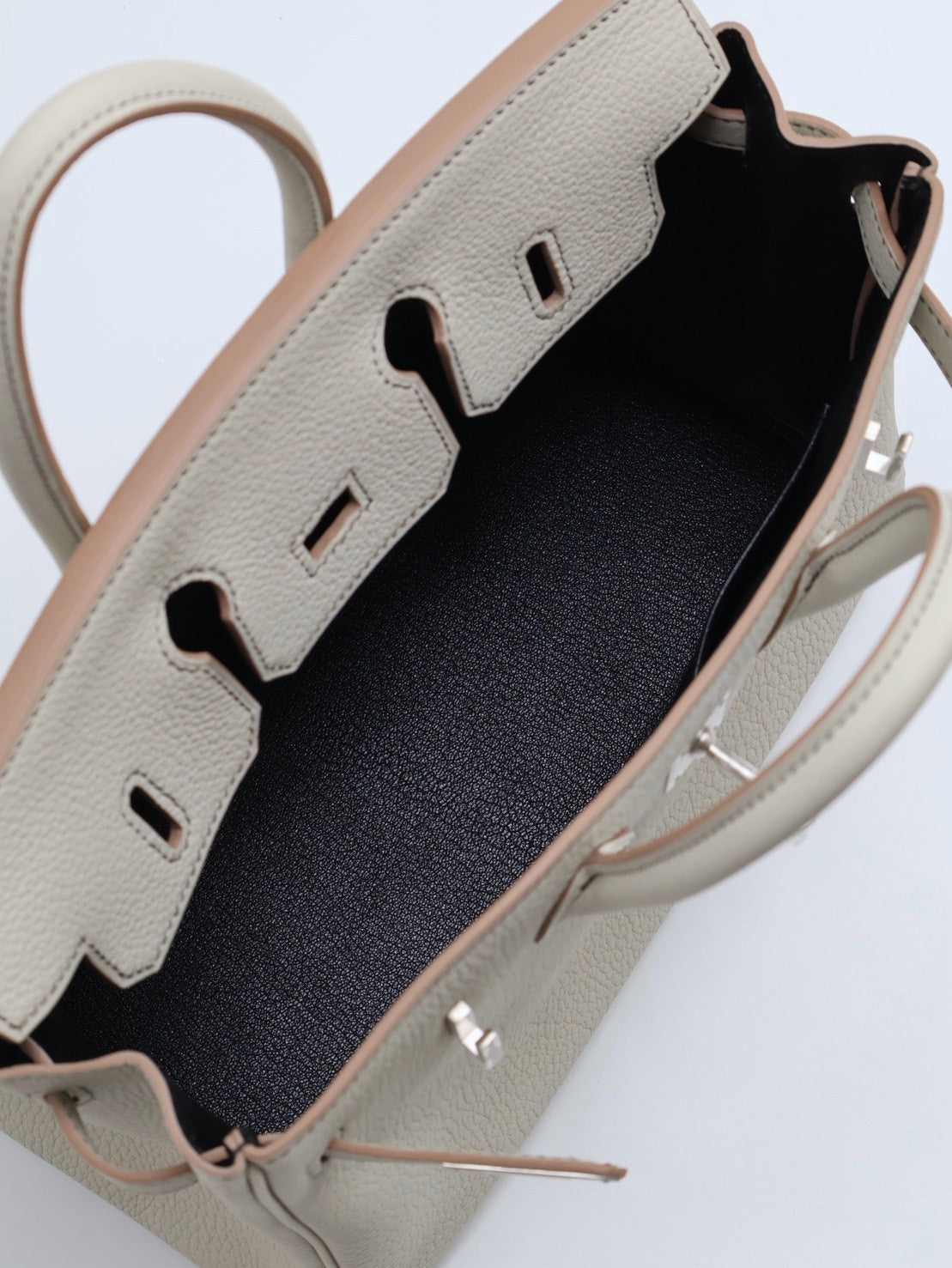 HERMES Birkin 25 - Gris Perle/Noir 珍珠灰拚黑