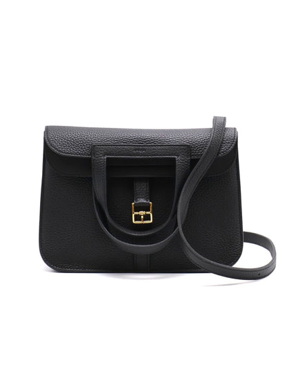 HERMES Halzan 25 - 黑金 W