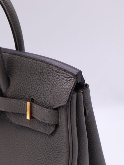 HERMES Birkin 25 - Etain 8F 錫器灰玫瑰金 Z
