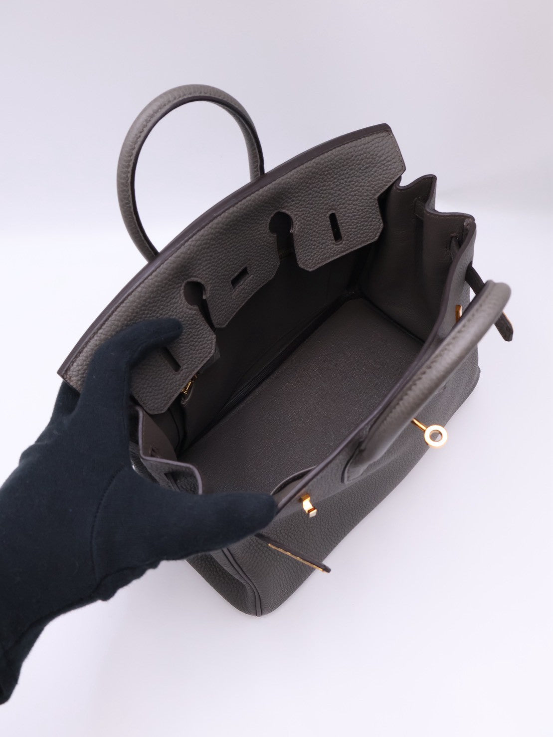 HERMES Birkin 25 - Etain 8F 錫器灰玫瑰金 Z