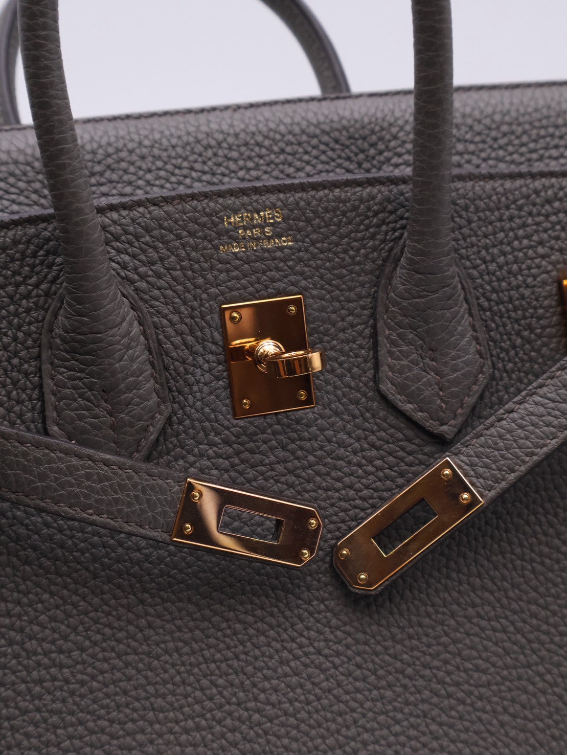 HERMES Birkin 25 - Etain 8F 錫器灰玫瑰金 Z