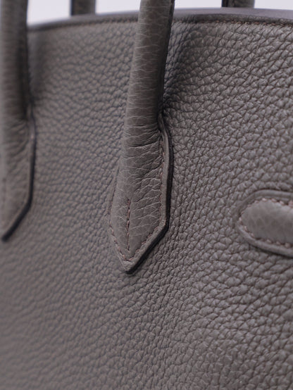 HERMES Birkin 25 - Etain 8F 錫器灰玫瑰金 Z