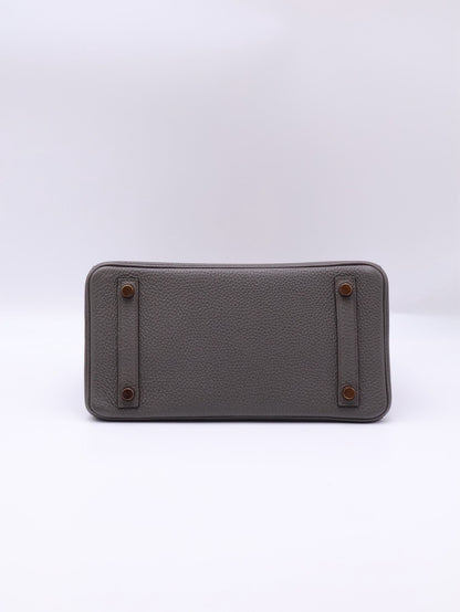 HERMES Birkin 25 - Etain 8F 錫器灰玫瑰金 Z
