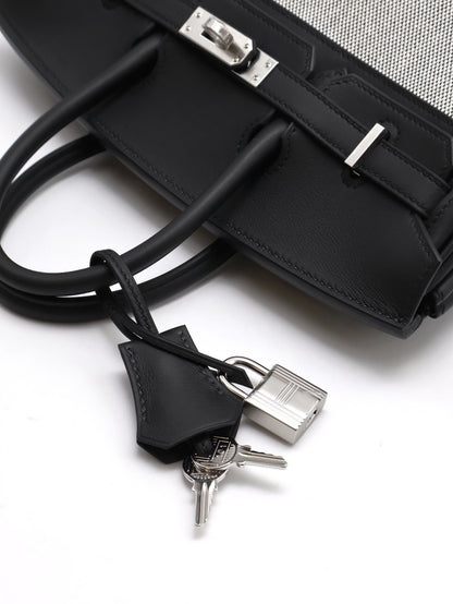 HERMES Birkin 25 - 熊貓銀