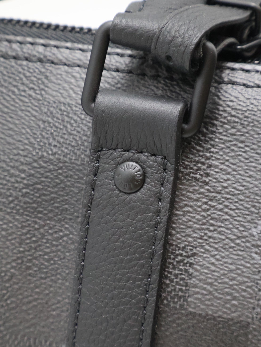 LOUIS VUITTON KeepAll 25 - 像素棋盤格黑