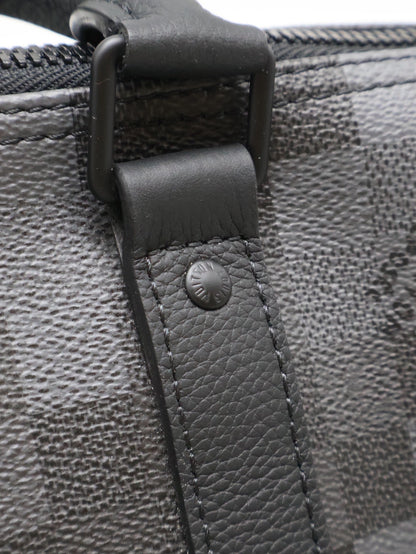 LOUIS VUITTON KeepAll 25 - 像素棋盤格黑