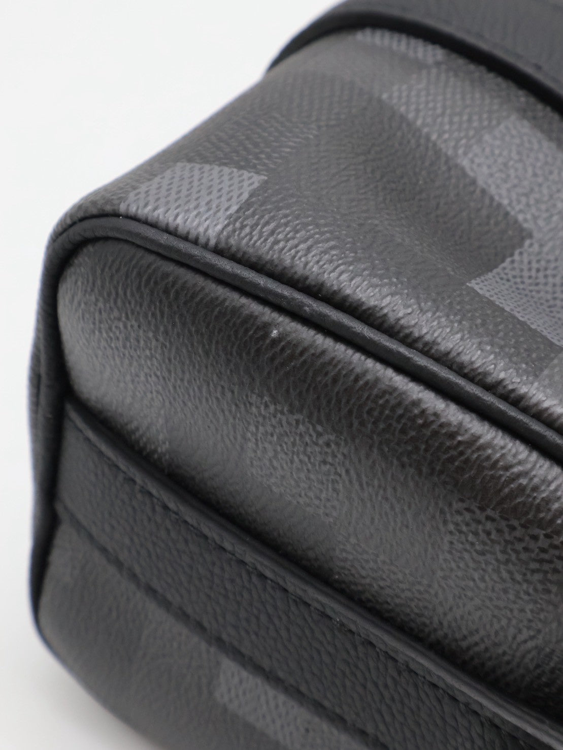 LOUIS VUITTON KeepAll 25 - 像素棋盤格黑