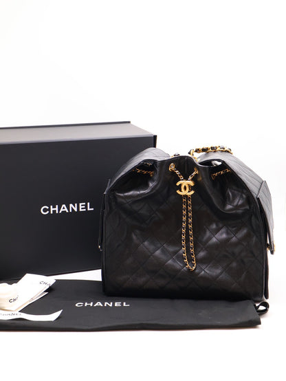 CHANEL 25 Hobo bag - 中號黑金
