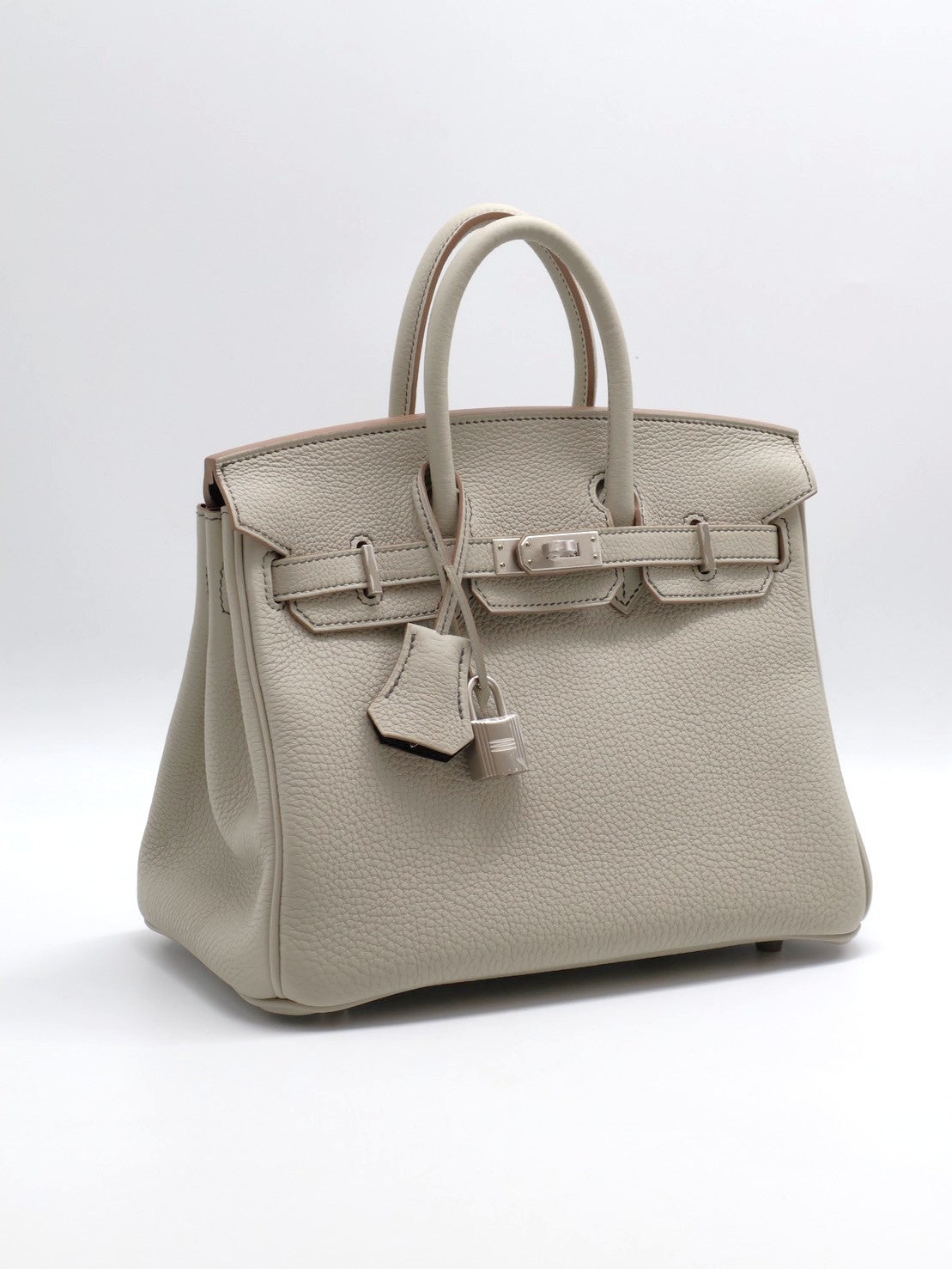 HERMES Birkin 25 - Gris Perle/Noir 珍珠灰拚黑
