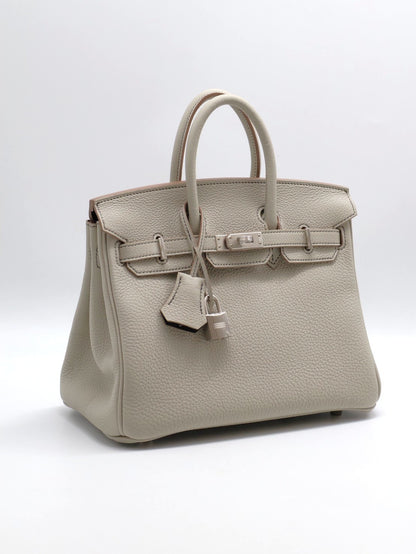 HERMES Birkin 25 - Gris Perle/Noir 珍珠灰拚黑