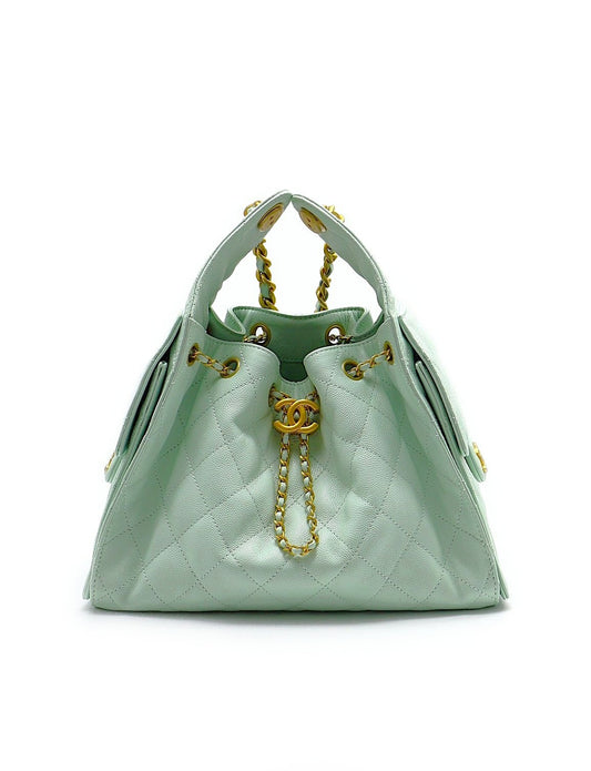 CHANEL 25 Hobo bag - 小號薄荷綠金