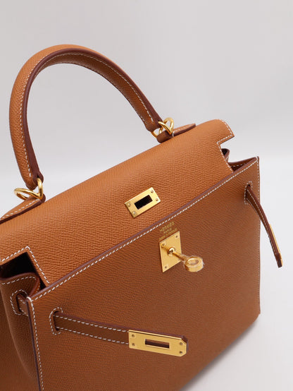 HERMES Kelly 25 - 金棕金